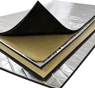 Car Sound Deadening Material Mat - 197 mil 8.7 sqft Auto Audio Deadener Foam, Sound Dampening and Heat Insulation for Truck, Vehicle