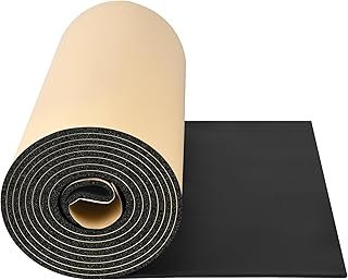 Sound Deadening Material for Cars 157mil 4mm 18sqft Adhesive Automotive Sound Dampening Foam Mat Soundproof Deadener Closed Cell Foam Noise Reducing and Heat Insulation for Vehicle Van Truck - 1 Roll