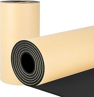 Sound Deadening Material for Cars 157mil 4mm 36.1sqft Adhesive Automotive Sound Dampening Mat Closed Cell Foam Soundproof Deadener Noise Reduce & Heat Insulation for Vehicle - 15.7" x 165.4" x 2 Rolls