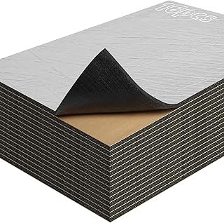 Storystore 16 Pcs 197 mil Thick Car Sound Deadening Mat, 17.2 sqft Sound Deadener Mat Material with Self-Adhesive, Automotive Audio Sound Dampening and Heat Insulation for Truck, Vehicle