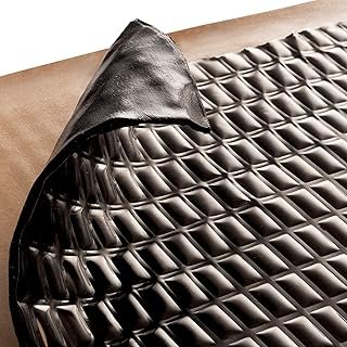 Siless Black 50 mil 52 sqft Sound Deadening mat - Sound Deadener Mat - Car Sound Dampening Material - Sound dampener - Sound deadening Material Sound Insulation - Car Sound deadening